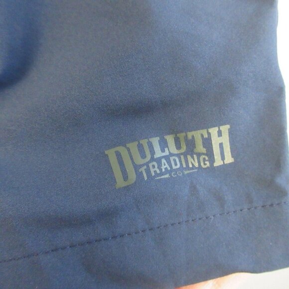 Duluth Trading Swim Trunks Men Large Green Black Pier Genius 9" Board Short 212 - Picture 5 of 15